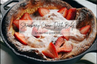 Strawberry Cream Dutch Baby