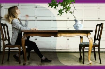 Bringing a Vintage French Table Back To Life - Stripping, Veneer Rebuilding, Staining & Reupholstery