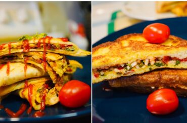 2 EASY & QUICK EGG RECIPES | SAVORY FRENCH TOAST | EGG TORTILLA