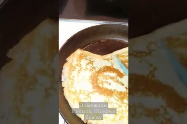 How To Make French Crepes|Homemade Crepes Recipe#shorts#crepes#homemaderecipe#homemade
