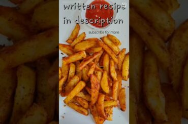 homemade Peri peri French fries (recipe in description) #shorts #food