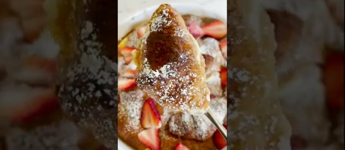 "Strawberry Cheesecake Croissant French Toast" Recipe "Strawberry Cheesecake Croissant French Toast" Recipe