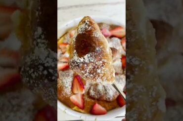 "Strawberry Cheesecake Croissant French Toast" Recipe