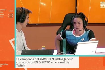 Ons Jabeur full interview and great reception after defeating Pegula and winning the title ofmadrid