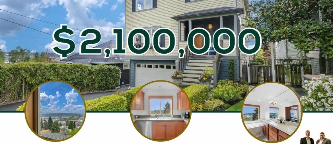 3232 24TH AVE W Seattle | Handsome Magnolia Tri-Level For Sale