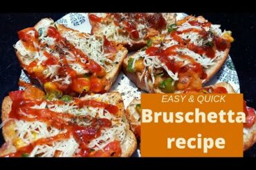 Bruschetta Recipe In Hindi | French cuisine |