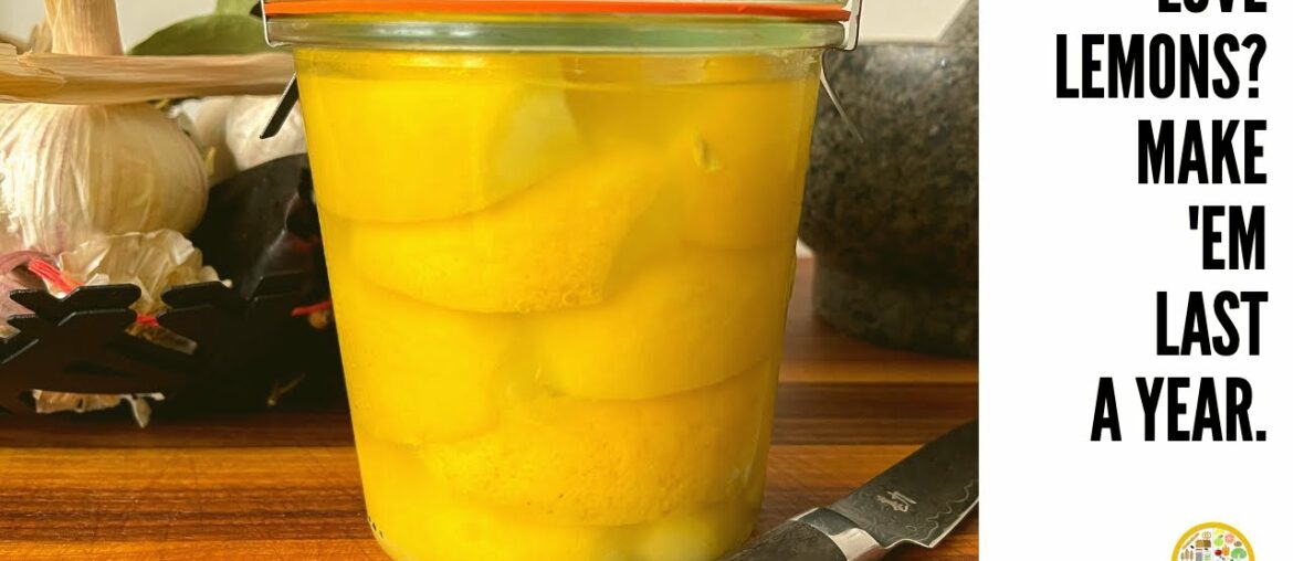 How to Make Preserved Lemons with Salt. Save a Bunch of Money and Make Them in Minutes. #shorts