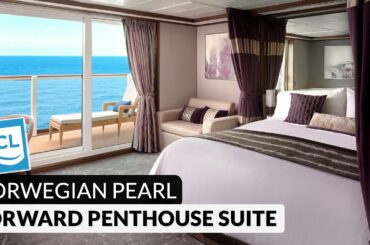 NCL Pearl | Forward-Facing Penthouse Suite with Large Balcony Full Tour & Review 4K | Category SF