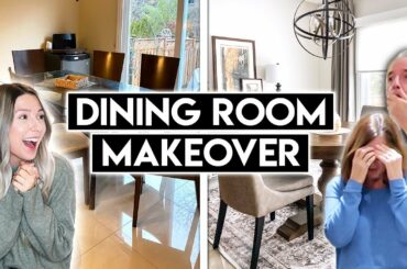 EXTREME DINING ROOM MAKEOVER | From Start To Finish + Serena Shades