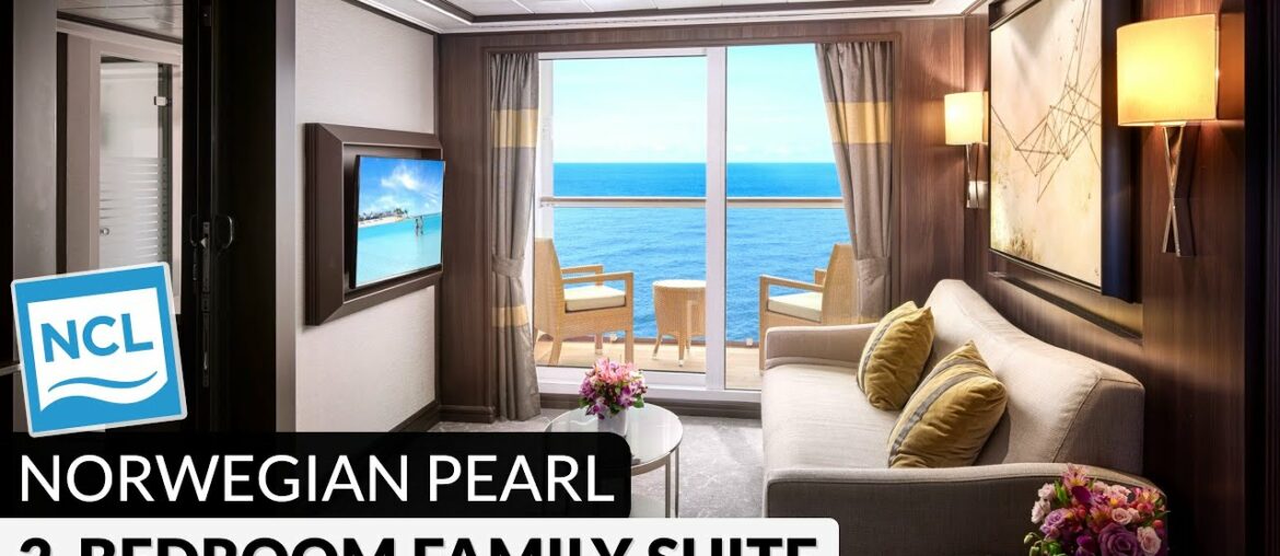 NCL Pearl | 2-Bedroom Deluxe Family Suite with Balcony Full Tour & Review 4K | Category S4