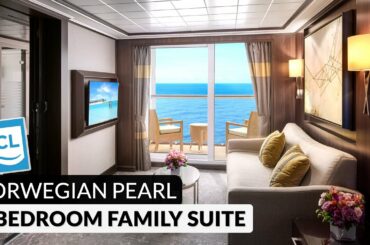 NCL Pearl | 2-Bedroom Deluxe Family Suite with Balcony Full Tour & Review 4K | Category S4