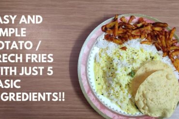 Crispy soft French fries | Homemade crispy grandma's recipe