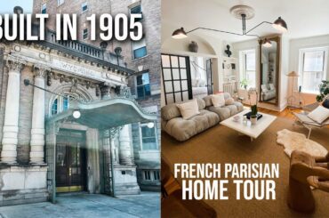 French Parisian Style Condo Home Tour | Parisian Interior Design & Decor