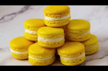 Lemon Macarons - French Macarons Recipe
