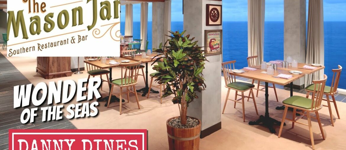 The Mason Jar Full Menu Overview | Danny Dines Aboard Royal Caribbean's Wonder of the Seas | 4K