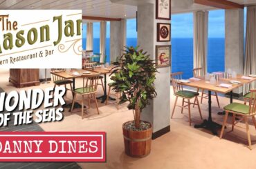 The Mason Jar Full Menu Overview | Danny Dines Aboard Royal Caribbean's Wonder of the Seas | 4K