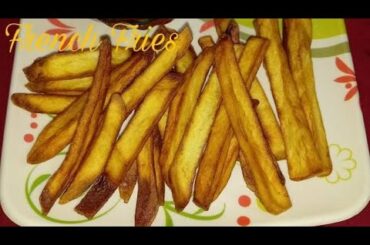 Crispy French Fries Recipe | Homemade Perfect French Fries | CookingwithRubi