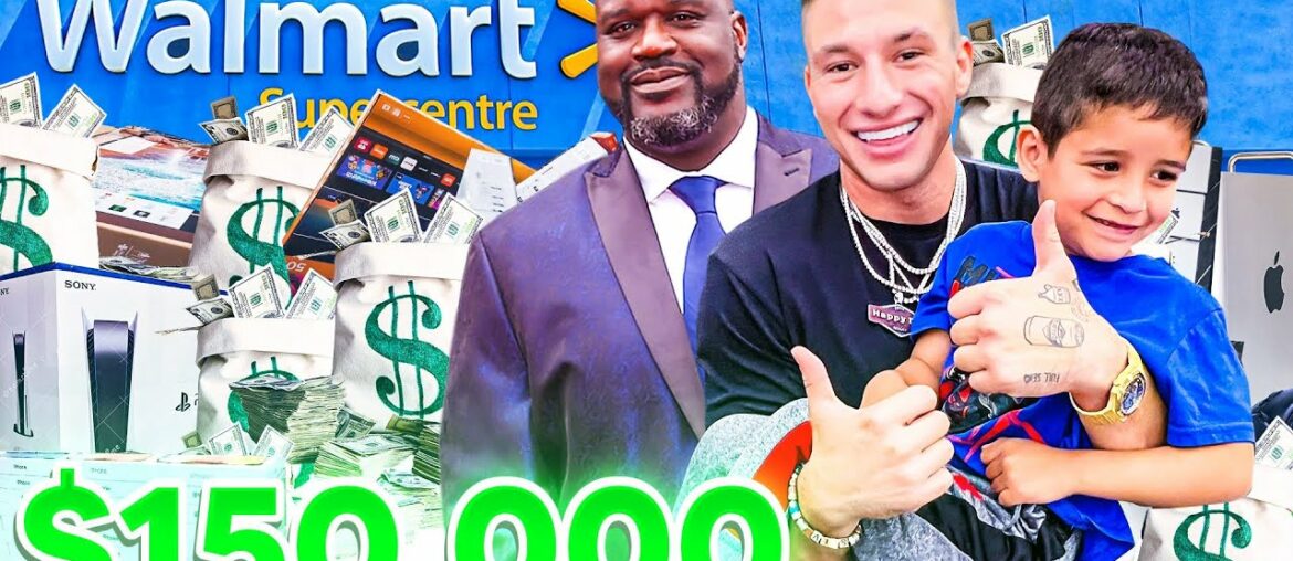 I Broke SHAQ’s Spending World Record At Walmart ($150,000)! I Broke SHAQ’s Spending World Record At Walmart ($150,000)!