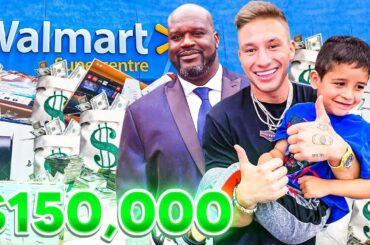 I Broke SHAQ’s Spending World Record At Walmart ($150,000)!