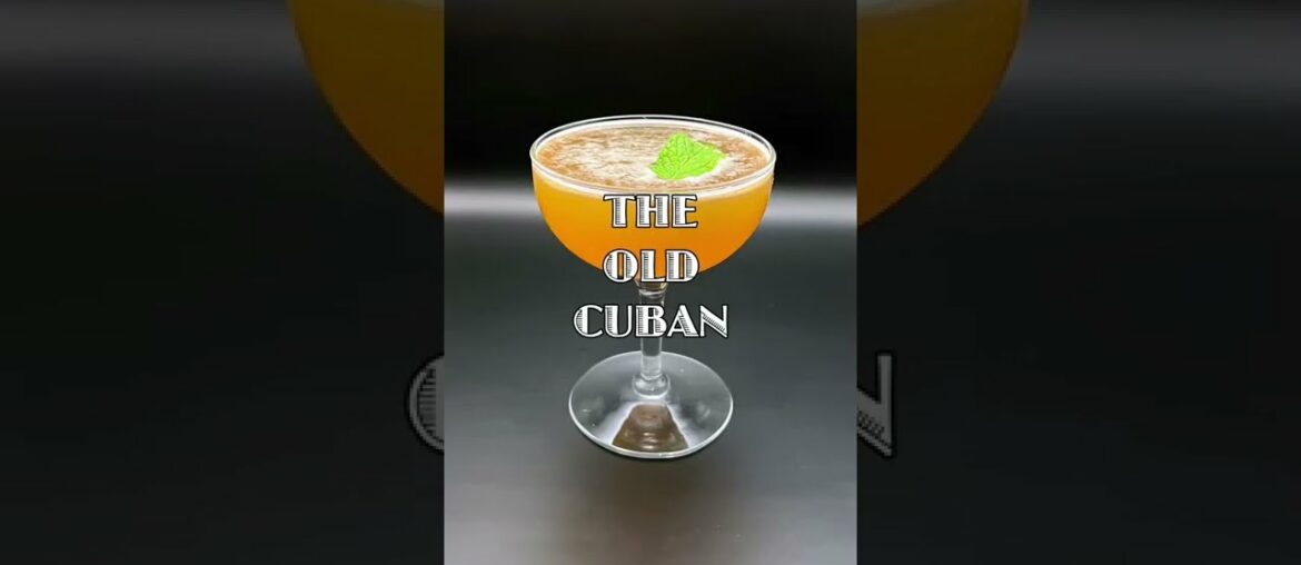 Make an Old Cuban Cocktail Make an Old Cuban Cocktail