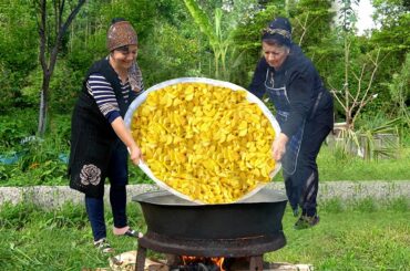 French Fries Recipe in the Village - Different Cooking Style