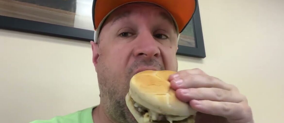 Food Review: Cheesburger and Fries from the Tracks End Restaurant Williamson WV