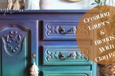 Buffet Makeover: How to Blend and Layer Chalk Paint for a Vibrant New Look