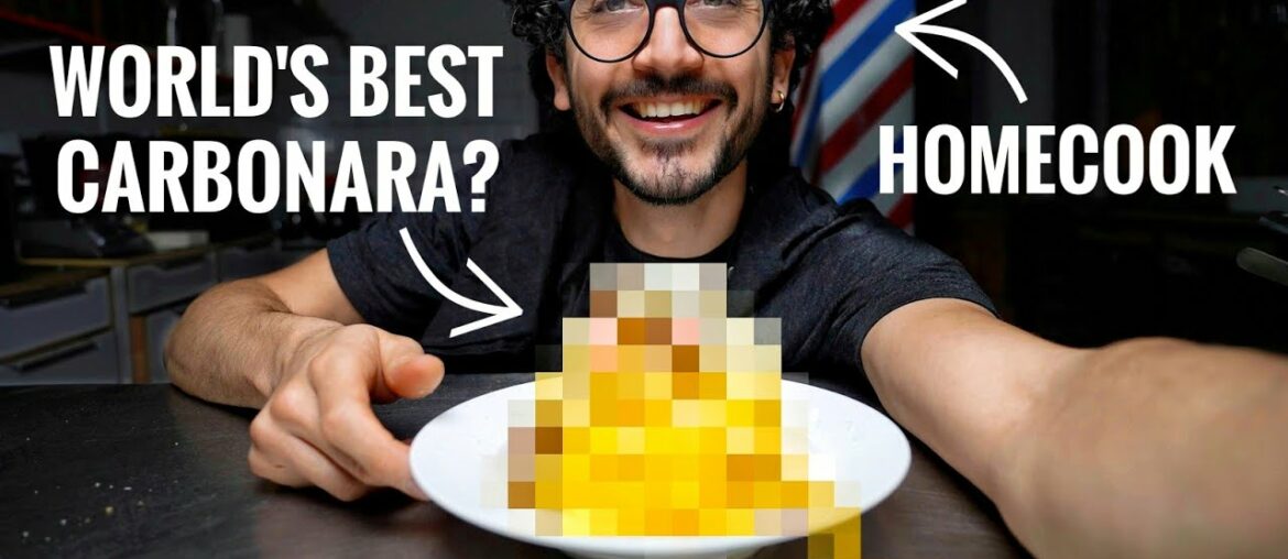 I Try To Master The World's Best Carbonara Pasta (full recipe)