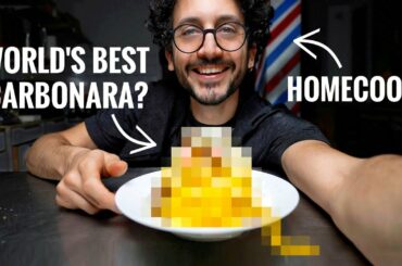 I Try To Master The World's Best Carbonara Pasta (full recipe)