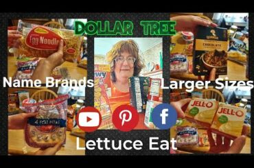 New Huge Grocery Haul From Dollar Tree! $34.00 Wow! #dollartree #grocery #food #lettuceeat
