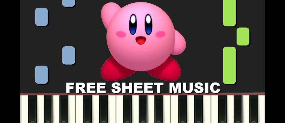 GOURMET RACE from KIRBY Video Games, Nintendo, Piano Tutorial with free Sheet Music (pdf) GOURMET RACE from KIRBY Video Games, Nintendo, Piano Tutorial with free Sheet Music (pdf)
