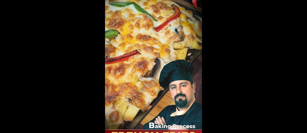 #Shorts |  special french fries recipe | baking process of one of the most delicious Cheese Fries