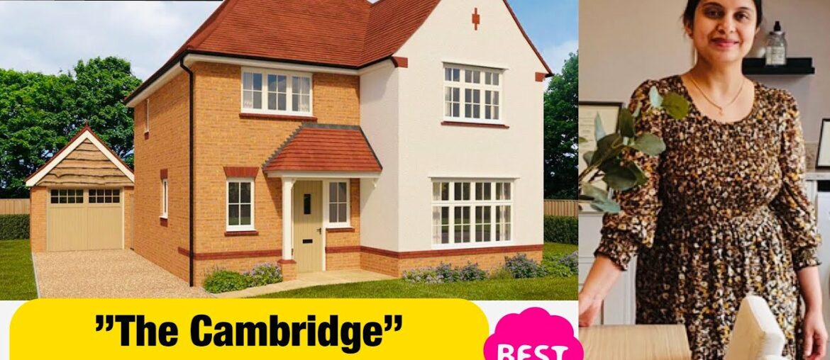 #172 || New Build House Tour UK 2022 || "The Cambridge" From Redrow Homes || 4 Bed Show Home Tour