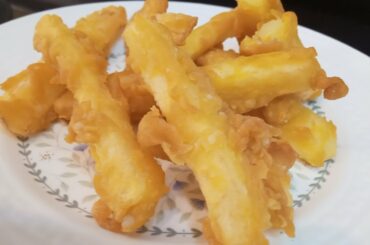 crispy zinger french fries || recipe by  G944 homemade cooking