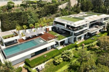 Inside an Ultra Modern Mega Mansion in Cannes, France with Epic Sea & Island views (Tour it with US)