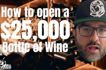 How To Open A Very Expensive Bottle of Wine | French Wine | Bozzelli's Wine TV