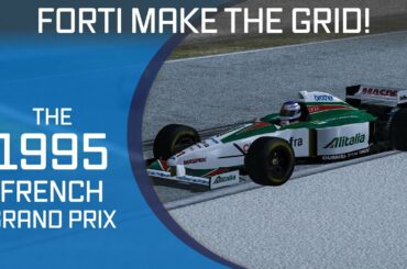 CustomF1: F1 Challenge '99-'02 1995 Season Part 7: FORTI MAKE THE GRID