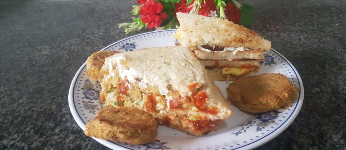 Chicken sandwich || French Toast Recipe || Bread Recipe by Pakistani delicious recipe and vlog