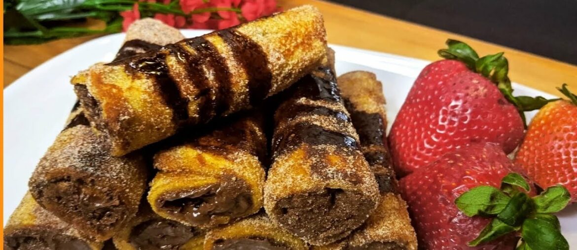 Nutella Stuffed Bread Rolls | Nutella French Toast Recipe | Pakistani Mom In USA Nutella Stuffed Bread Rolls | Nutella French Toast Recipe | Pakistani Mom In USA