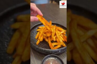 Crinkle French Fries Recipe - Kurkure Fries | Crispy Kurkure #shorts #ytshorts #youtubeshorts #funny