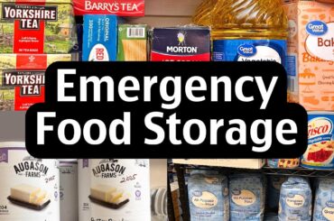 Tour 75 Foods In My SECRET Emergency Food Storage Prepping Pantry