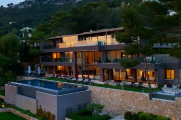 Inside a Modern Hill-Side Villa with Unforgettably Epic Views overlooking Cap Ferrat in Eze, France