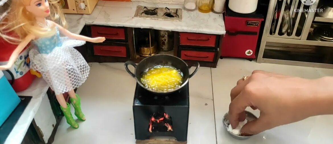 French fries recipe mini food in tiny kitchen#frenchfries #fingerchips #fingerchipsrecipe