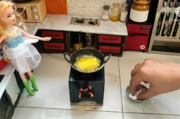 French fries recipe mini food in tiny kitchen#frenchfries #fingerchips #fingerchipsrecipe