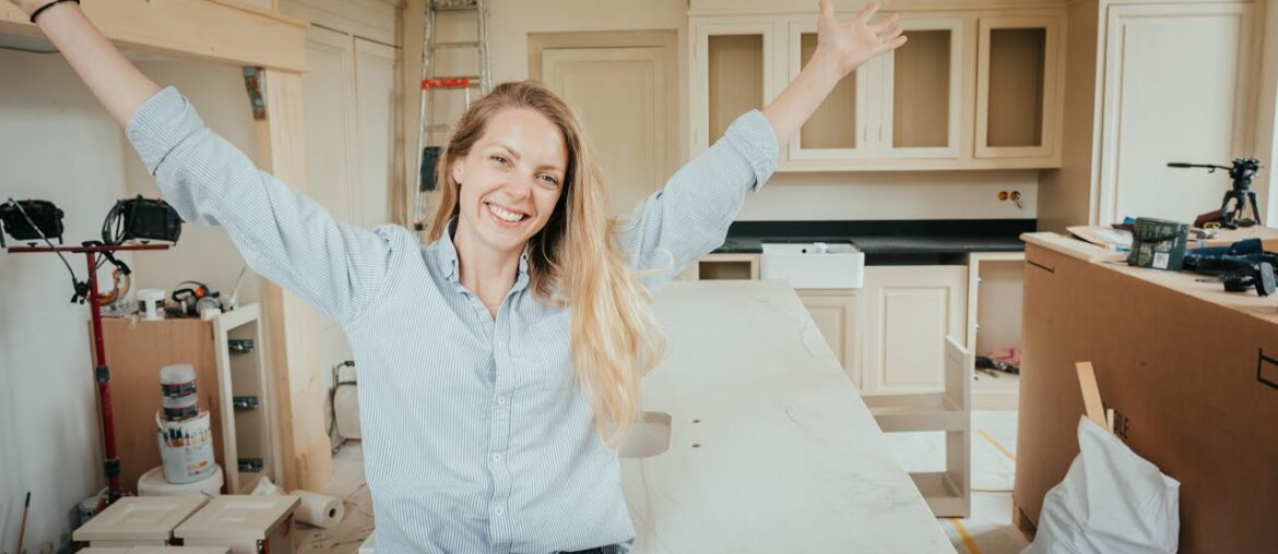 Chateau Kitchen Makover – We're so excited about our new worktops! Chateau Kitchen Makover - We're so excited about our new worktops!