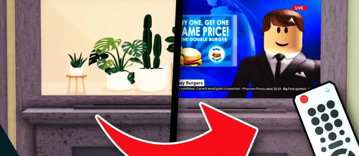 Using A DECAL As YOUR TV In Bloxburg Tutorial