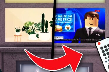 Using A DECAL As YOUR TV In Bloxburg Tutorial