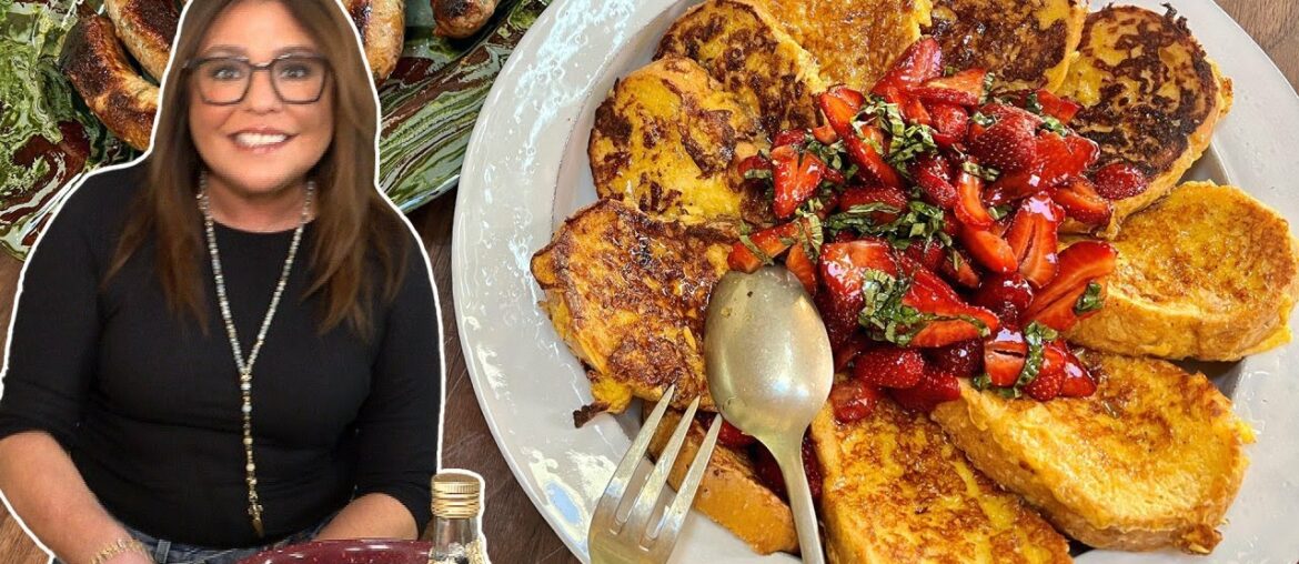 How to Make Savory French Toast with Strawberries and Basil and Sausages| BLD Meal | Rachael Ray
