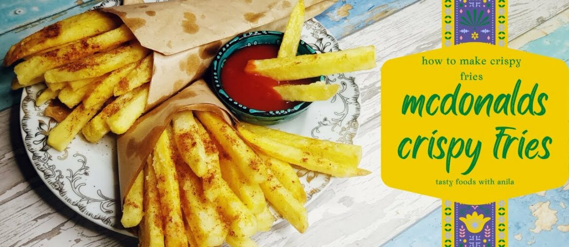 How to make McDonald's French Fries Recipe at Home | Homemade French Fries Recipe