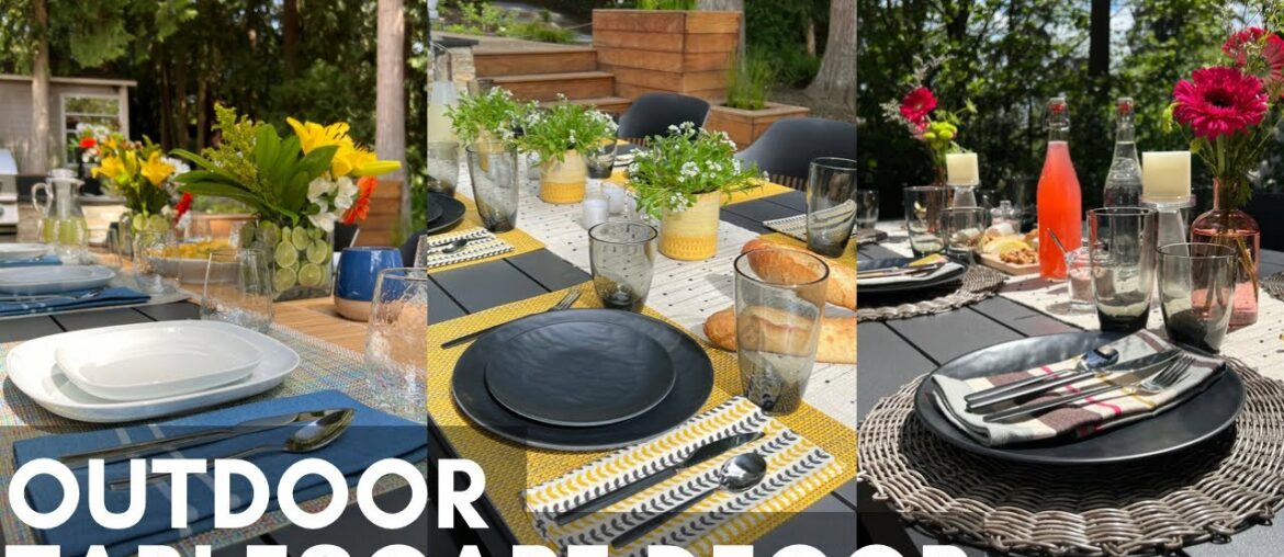 Outdoor Tablescape Decorating Ideas 2022